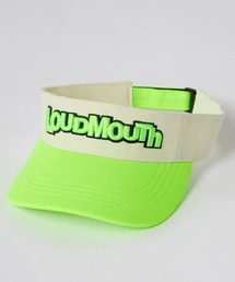 Loudmouth（ラウドマウス）の「LOUDMOUTH/ラウドマウス ゴルフウェア ブランド ロゴ 軽量 サイズ調整可能 サンバイザー 帽子 ユニセックス（サンバイザー）」