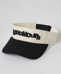 Loudmouth（ラウドマウス）の「LOUDMOUTH/ラウドマウス ゴルフウェア ブランド ロゴ 軽量 サイズ調整可能 サンバイザー 帽子 ユニセックス（サンバイザー）」