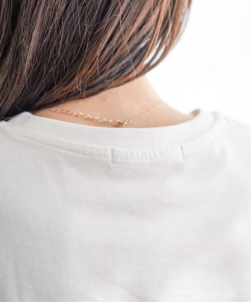 ikka（イッカ）の「【雑誌InRed5月号掲載】ロゴフォトプリントTシャツ【親子コーデ】（Tシャツ/カットソー・レディース・オフホワイト/ブラック/ホワイト/ライトグレー/ベージュ/クリアグリーン・S/M/L）」の12枚目の写真