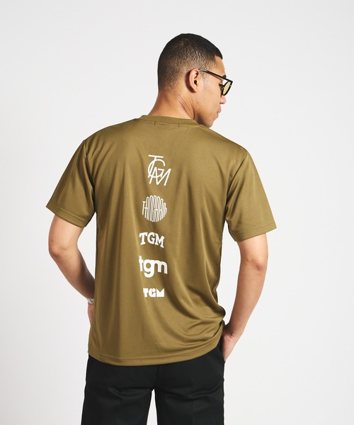 TANGRAM ブラック Tシャツ CLUBHAUS × TANGRAM DICE AIR MOCKNECK TEE BLACK TGA-MT143