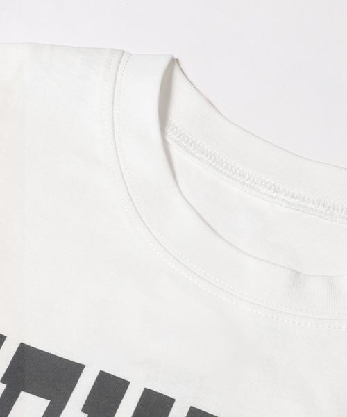 coca(coca)(コカ)の「テールカットカレッジビッグTシャツ(Tシャツ/カットソー・レディース・ライトベージュ/ホワイト/ライトグレー/チャコール・S/L/M)」の10枚目の写真