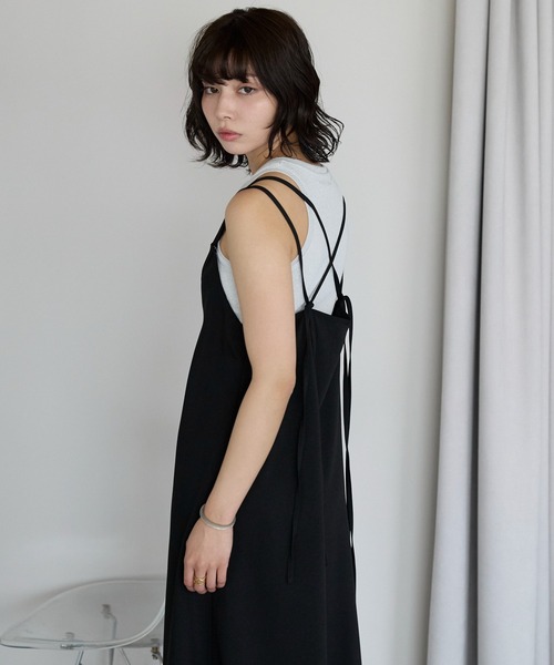 セール】Double strap camisole dress ダブルストラップキャミ