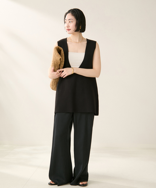 plage(プラージュ)の「RAFFIA BASKET バッグ(ショルダーバッグ・レディース・ベージュ・FREE)」の3枚目の写真