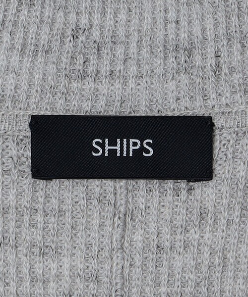 SHIPS(シップス)の「SHIPS: 14ゲージ リネン ニット 2ボタン ジャケット(ニット/セーター・メンズ・グレー/ネイビー/ダークブルー・MEDIUM/LARGE/SMALL/X-LARGE)」の7枚目の写真