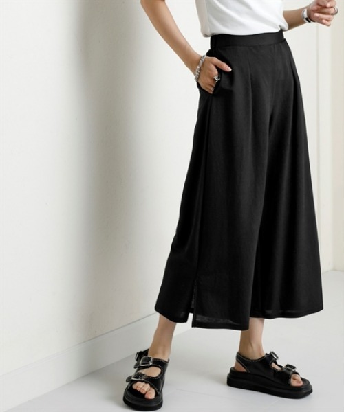 BEAUTY&YOUTH【美品】ノーカラー ワイドパンツ オーバーサイズ hs-dc-08801.jpg