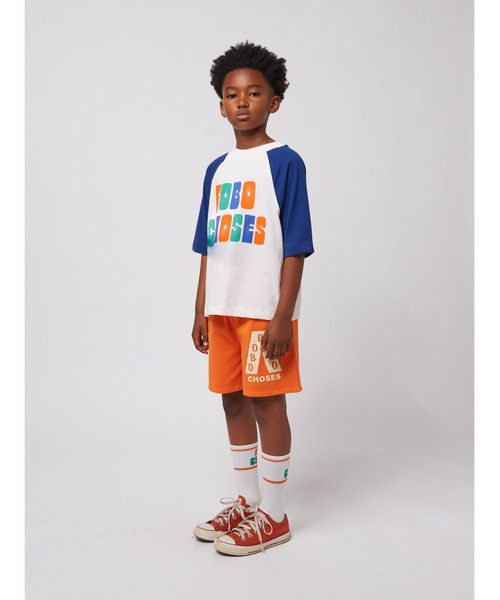 BOBO CHOSES（ボボショーズ）の「Multicolor Bobo Choses ranglan（Tシャツ/カットソー・キッズ・アイボリー・100/110/120/130/140）」の4枚目の写真