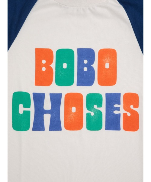 BOBO CHOSES（ボボショーズ）の「Multicolor Bobo Choses ranglan（Tシャツ/カットソー・キッズ・アイボリー・100/110/120/130/140）」の6枚目の写真