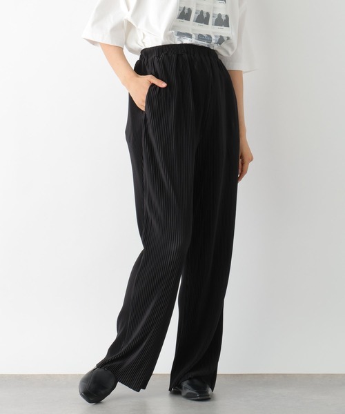 LEPSIM(レプシィム)の「《セルフカット可能》プリーツイージーパンツ 450484(その他パンツ・レディース・ブラック/オレンジ/ライム/グレイッシュベージュ/モカ/レッド/ネイビー/ブラウン/ピンク・FREE)」の15枚目の写真