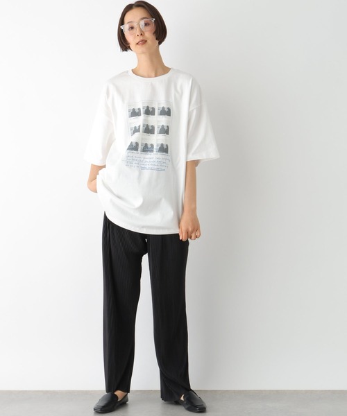 LEPSIM(レプシィム)の「《セルフカット可能》プリーツイージーパンツ 450484(その他パンツ・レディース・ブラック/オレンジ/ライム/グレイッシュベージュ/モカ/レッド/ネイビー/ブラウン/ピンク・FREE)」の18枚目の写真