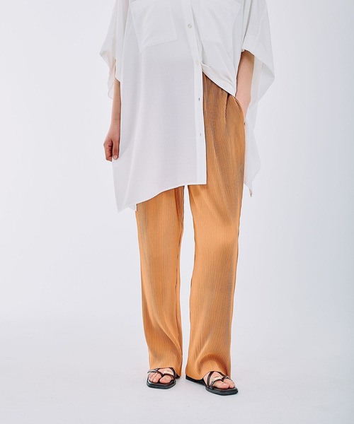 予約済みオリーライフ社製正規品新品 セール】《セルフカット可能》プリーツイージーパンツ 450484（その他