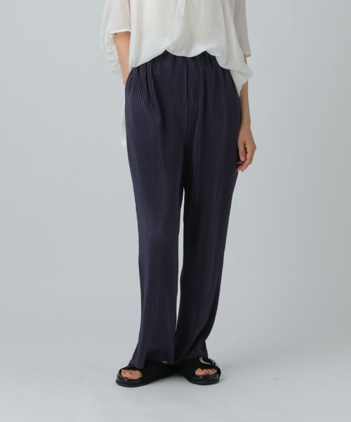 セール】《セルフカット可能》プリーツイージーパンツ 450484（その他