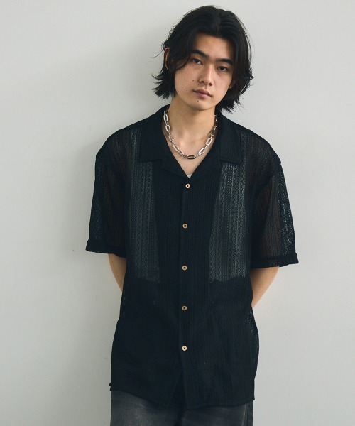 iirot sheer shirt シアーシャツ　今期 VONIQUE / IIROT/ Sheer Shirts