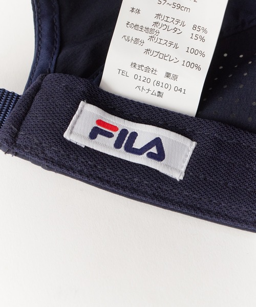 FILA（フィラ）の「FILA/フィラ WATER REPELLENT JET CAP キャップ（キャップ・メンズ・ネイビー/ホワイト・FREE）」の9枚目の写真