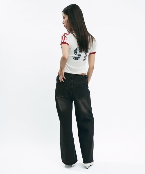 Clum(クルム)の「Vintage Wash Denim Pants / ヴィンテージウォッシュデニムパンツ(デニムパンツ・レディース・ブラック系・MEDIUM/SMALL)」の15枚目の写真