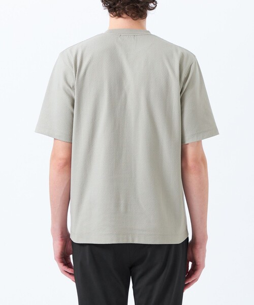 MACKINTOSH PHILOSOPHY(マッキントッシュ フィロソフィー)の「ミニチェックリンクス クルーネックTシャツ(Tシャツ/カットソー・メンズ・ホワイト/ライトグレー/ブラック・38/40/42)」の9枚目の写真