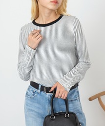 ボーダー ロングスリーブ ロンt」に該当するTシャツ/カットソー