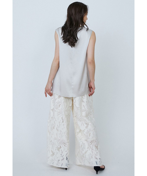 1er Arrondissement（プルミエアロンディスモン）の「【追加・リニューアル】サテンタンクトップ（シャツ/ブラウス・レディース・グリーン系その他4/グレー系その他7/ベージュ系その他・36/38）」の9枚目の写真