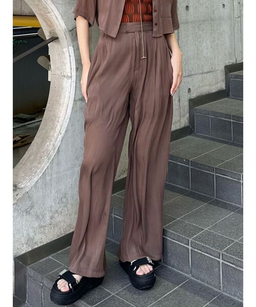 セール】【セットアップ対応】シャイニーシアーパンツ（その他パンツ