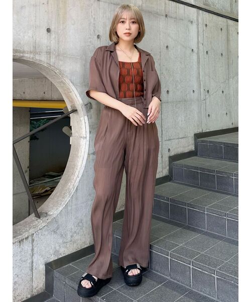 セール】【セットアップ対応】シャイニーシアーパンツ（その他パンツ