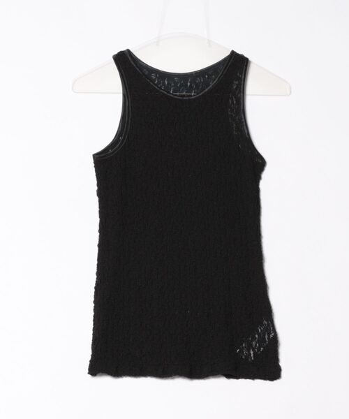 MIESROHE（ミースロエ）の「ﾚｰｽﾚｲﾔｰﾄﾞｶｯﾄTOPS（Tシャツ/カットソー 