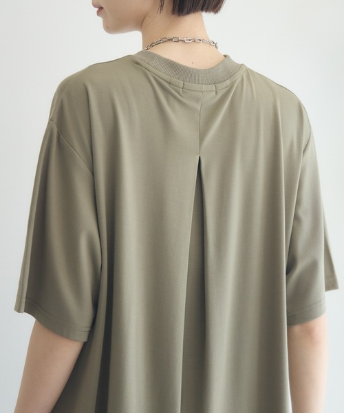 Paradise Picnic（パラダイスピクニック）の「33℃ドライタッチサマーツイードパッチプルオーバー（Tシャツ/カットソー・レディース・ブラック/ホワイト/カーキ・FREE）」の21枚目の写真