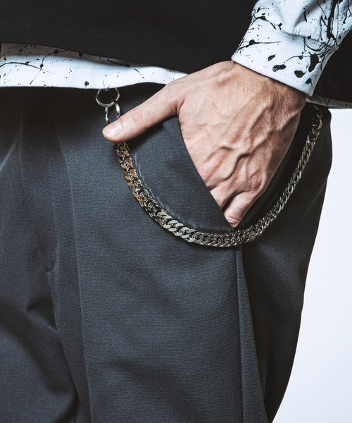 NO ID.（ノーアイディ）の「フラットリンクウォレットチェーン（ウォレットチェーン・メンズ・シルバー・ONE SIZE）」の15枚目の写真