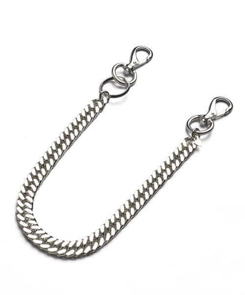 NO ID.（ノーアイディ）の「フラットリンクウォレットチェーン（ウォレットチェーン・メンズ・シルバー・ONE SIZE）」の2枚目の写真