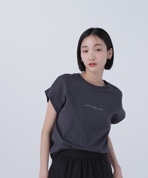NATURAL BEAUTY BASIC | ◇切替スリーブロゴＴシャツ(Tシャツ/カットソー)