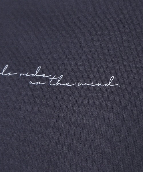 NATURAL BEAUTY BASIC（ナチュラルビューティーベーシック）の「◇切替スリーブロゴＴシャツ（Tシャツ/カットソー・レディース・オフホワイト/ブラウン/チャコールグレー・FREE）」の21枚目の写真