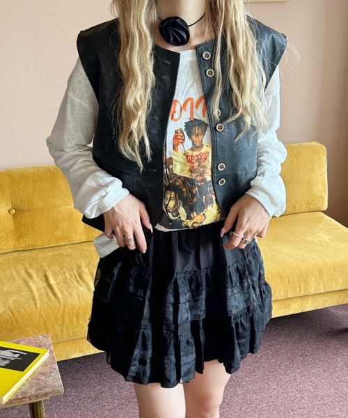 SOLLON.(ソルロン)の「ベーシックジレベスト(ベスト・レディース・ブラウン/ブラック・FREE)」の12枚目の写真