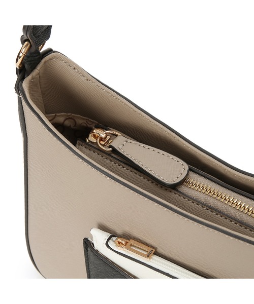 Guess(ゲス)の「TANA Top Zip Shoulder ハンドバッグ(ハンドバッグ・レディース・ベージュ/ブラック系その他・ONE SIZE)」の11枚目の写真