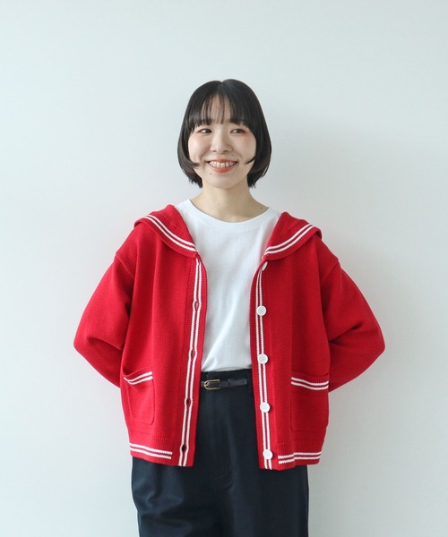 セーラーカラーボレロ- white lily  madder madder セーラーカラーボレロ white lily madder madder - メルカリ