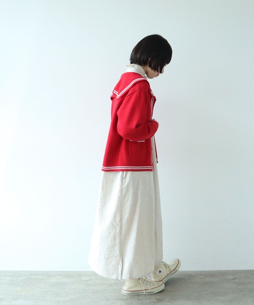 エクサントリーク　セーラーカーディガン earth music&ecology（アースミュージックアンドエコロジー）の