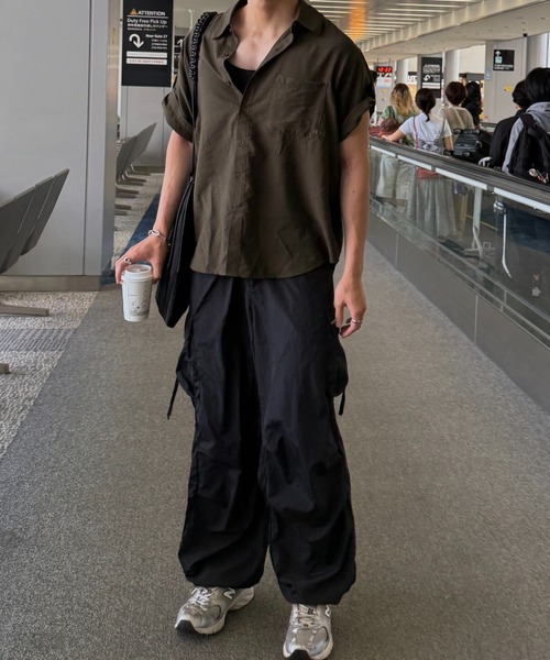 sacra FLANNEL CARGO PANTS カーゴパンツ グレー SACRA サクラ｜SUPER FINE FLANNEL PANTS｜124518112｜G