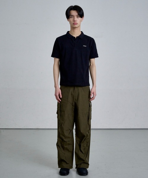 THE CLE(ザクレ)の「FLOW CARGO PANTS / フロウカーゴパンツ【カーゴ】 カーゴパンツ パンツ メンズ(カーゴパンツ・メンズ・カーキ/ブラック・MEDIUM/LARGE/SMALL)」の13枚目の写真