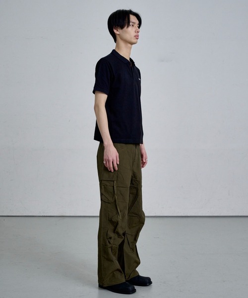THE CLE(ザクレ)の「FLOW CARGO PANTS / フロウカーゴパンツ【カーゴ】 カーゴパンツ パンツ メンズ(カーゴパンツ・メンズ・カーキ/ブラック・MEDIUM/LARGE/SMALL)」の14枚目の写真