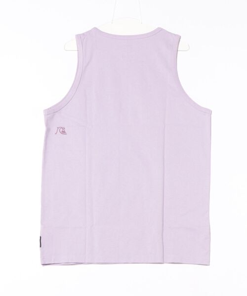 Quiksilver（クイックシルバー）の「BUBBLE TANK /クイックシルバー胸ポケットワンポイントタンクトップ（タンクトップ・メンズ・ホワイト/パープル/ブラック・X-LARGE/LARGE/MEDIUM）」の4枚目の写真