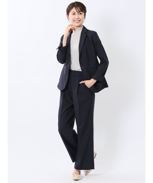 ご予約品未使用レディースm.f.editorial パンツスーツウォッシャブル セール】【ストレッチ ウォッシャブル】m.f.エディトリアル