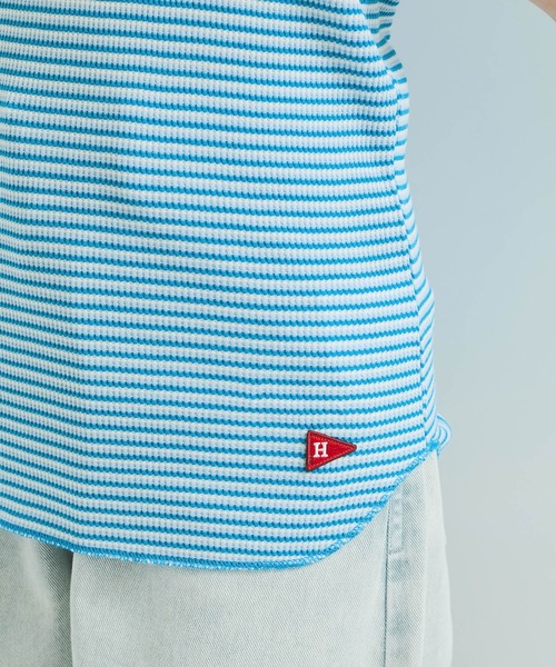 Healthknit（ヘルスニット）の「【Healthknit/ヘルスニット】Multi Border Waffle Tanktop（タンクトップ・レディース・ブラウン/グリーン/ブルー系その他4・FREE）」の9枚目の写真