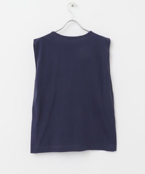 SENSE OF PLACE by URBAN RESEARCH（センスオブプレイスバイアーバンリサーチ）の「ショルダータックグラフィックTシャツ（Tシャツ/カットソー・レディース・ネイビー/オフホワイト/ライトグレー・ONE）」の12枚目の写真