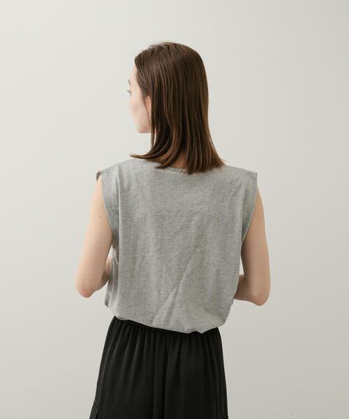 SENSE OF PLACE by URBAN RESEARCH（センスオブプレイスバイアーバンリサーチ）の「ショルダータックグラフィックTシャツ（Tシャツ/カットソー・レディース・ネイビー/オフホワイト/ライトグレー・ONE）」の17枚目の写真