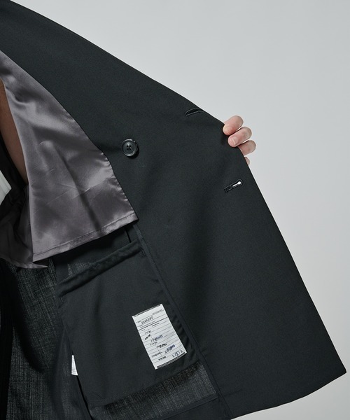 SHAREEF（シャリーフ）の「OVERSIZE JACKET（テーラードジャケット・メンズ・グレー/ブラック・2/1）」の18枚目の写真