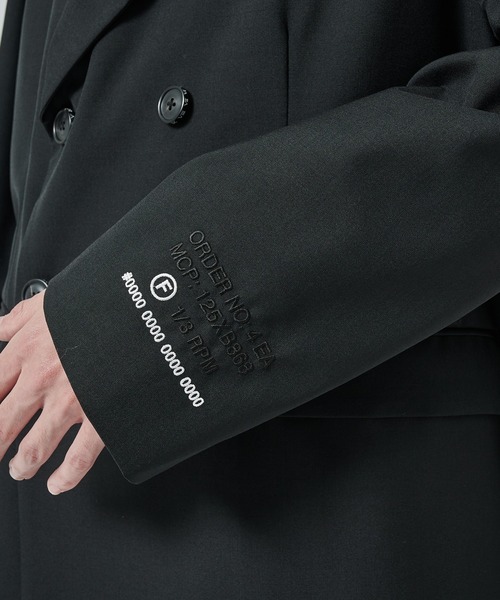 SHAREEF（シャリーフ）の「OVERSIZE JACKET（テーラードジャケット・メンズ・グレー/ブラック・2/1）」の12枚目の写真