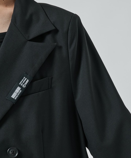 SHAREEF（シャリーフ）の「OVERSIZE JACKET（テーラードジャケット・メンズ・グレー/ブラック・2/1）」の17枚目の写真