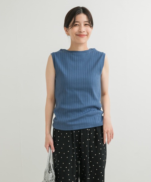 【確認用】【売却済】カットソーノースリーブ セール】針抜きノースリーブカットソー（Tシャツ/カットソー