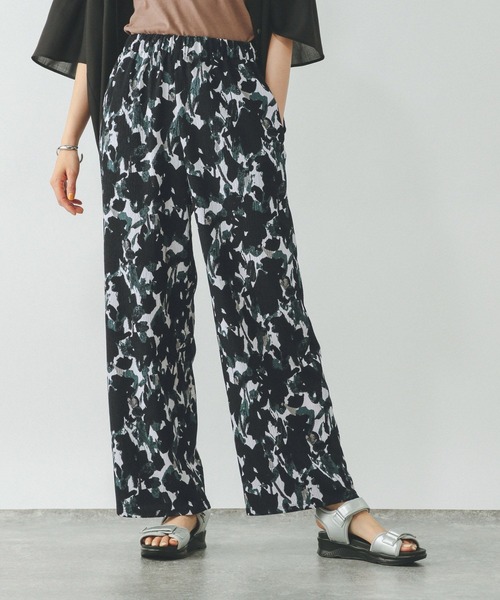 GLOBAL WORK（グローバルワーク）の「楊柳イージー柄パンツ/492315（その他パンツ・レディース・グレイッシュベージュ/ブラック系その他3/その他3/グリーン系その他2・LARGE/MEDIUM）」の12枚目の写真