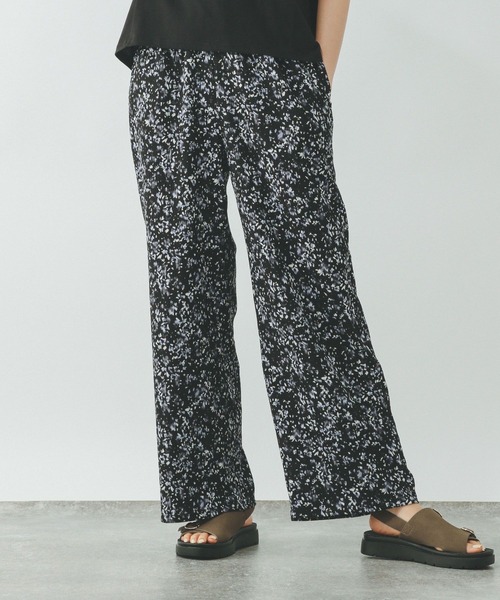 GLOBAL WORK（グローバルワーク）の「楊柳イージー柄パンツ/492315（その他パンツ・レディース・グレイッシュベージュ/ブラック系その他3/その他3/グリーン系その他2・LARGE/MEDIUM）」の15枚目の写真