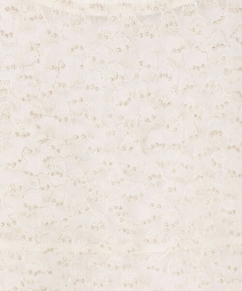 BALLSEY（ボールジィ）の「チュールエンブロイダリー バックギャザープルオーバー（シャツ/ブラウス・レディース・ブラック系その他/ホワイト・36）」の11枚目の写真