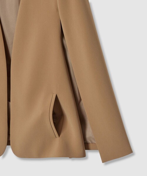 ◇ 【LOULOU WILLOUGHBY】リトルブラックケープジャケット（ノー