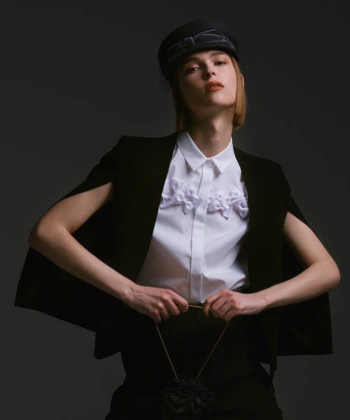 ルルウィルビー　ケープジャケット LOULOU WILLOUGHBY ジャケット ノーカラージャケット 「LOULOU